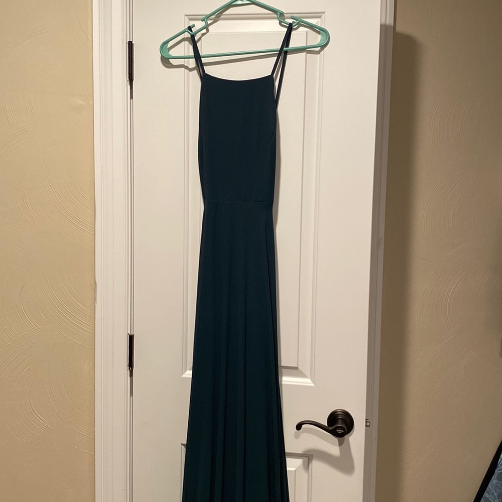 Lulus Mythical Kind of Love Dress - Dark Green